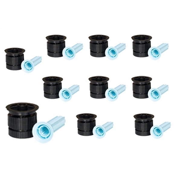 (10) Rain Bird 15VAN Variable Arc Adjustable Sprinkler Nozzle (360°) 12' to 15'
