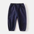 thumbnail image 5 of Akiihool Baby Boy Outfit Baby Boy Clothes Girl Outfits Fashion Sweatshirt Sweat Pant Kids Toddler Tops Pant Sets Navy,3-4 Years, 5 of 6