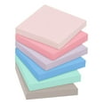 thumbnail image 4 of (2 pack) Post-it Recycled Super Sticky Notes, 3 in x 3 in, Wanderlust Pastels, 12 Pads Total, 4 of 19
