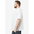 thumbnail image 3 of KingSize Men's Big & Tall Shrink-Less Lightweight Henley T-Shirt, 3 of 5