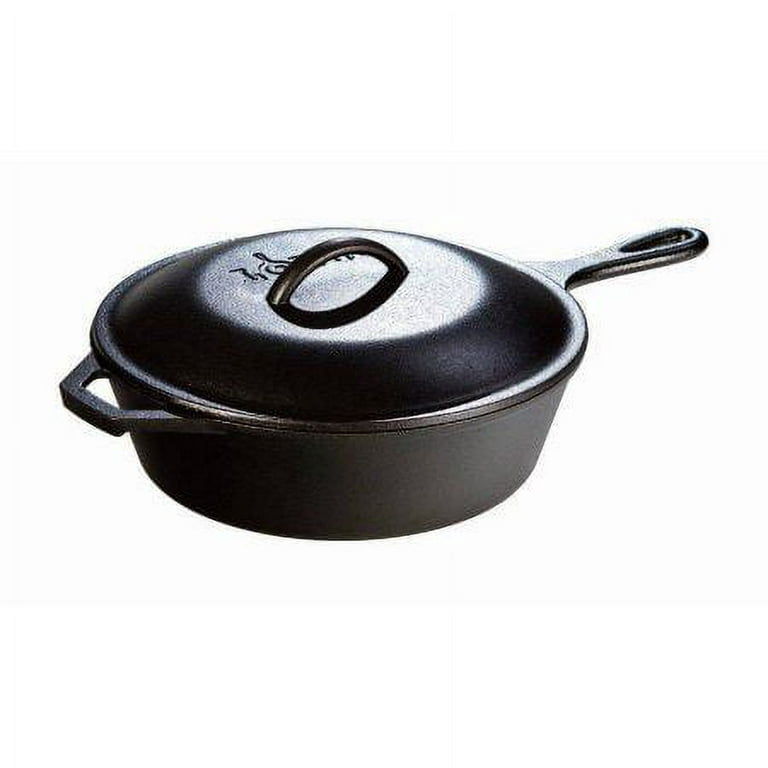 Lodge 10.25-Inch Seasoned Cast Iron Lid For Skillet Or Dutch Oven - L8IC3