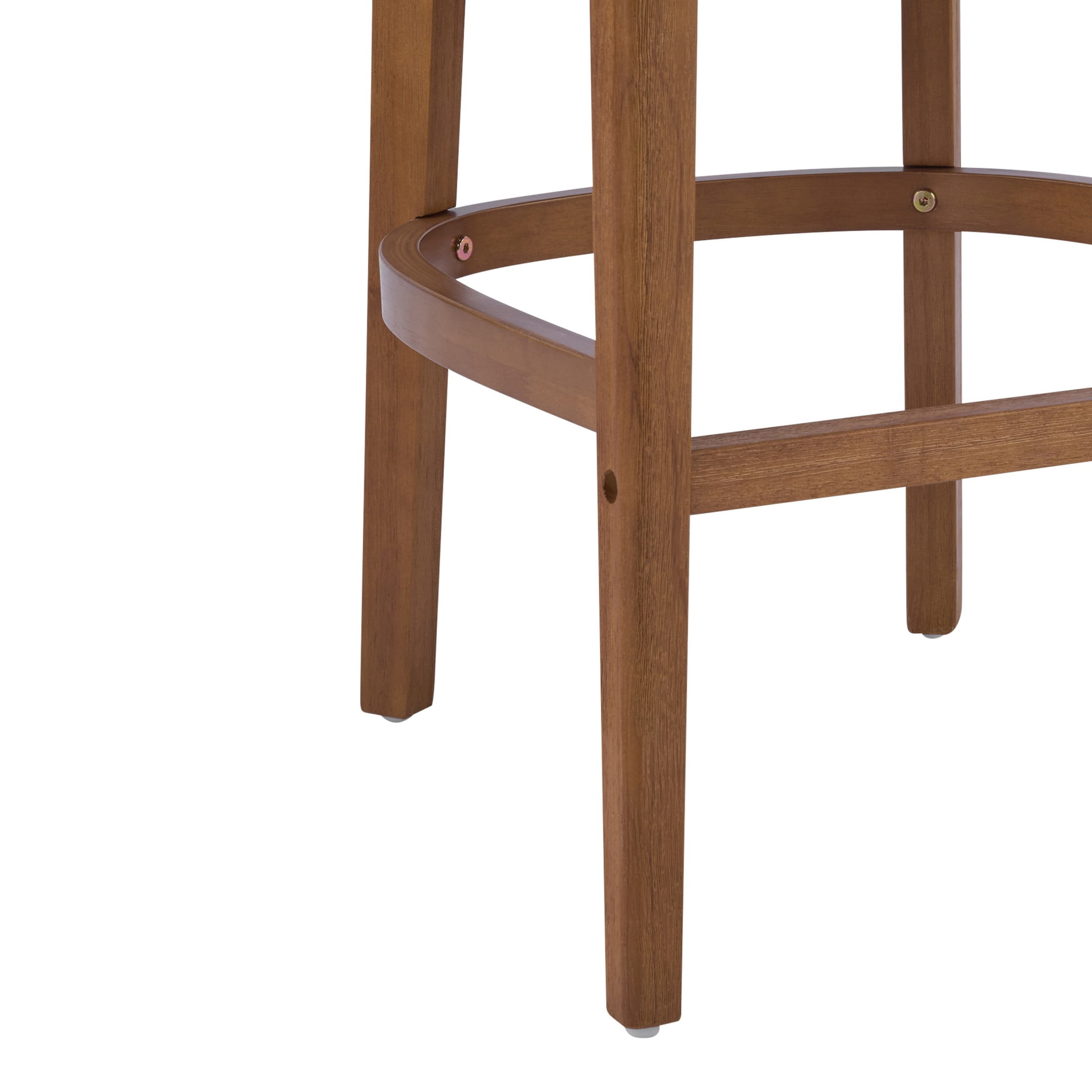 Christopher Knight Home Classic Upholstered Wooden Bar Stools with Low Curved Back, Taupe, Set of 4