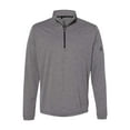 thumbnail image 2 of Adidas Mens Lightweight Quarter-Zip Pullover, M, Black Heather, 2 of 2