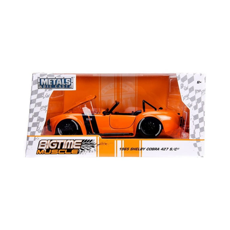 1965 Shelby Cobra 427 S/C Convertible, Orange - Jada Toys