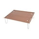 thumbnail image 5 of Mesa de camping pequeña, portátil y ultraligera, ideal para acampar al aire libre. Marrón claro, 5 of 9