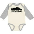 thumbnail image 3 of Inktastic Louisville Kentucky Skyline Cities Boys or Girls Long Sleeve Baby Bodysuit, 3 of 5