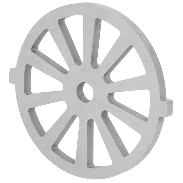 Placa para picadora de carne, accesorio de cuchilla para picadora de carne, disco para picadora de carne, cuchilla para picadora en forma de abanico creada magistralmente
