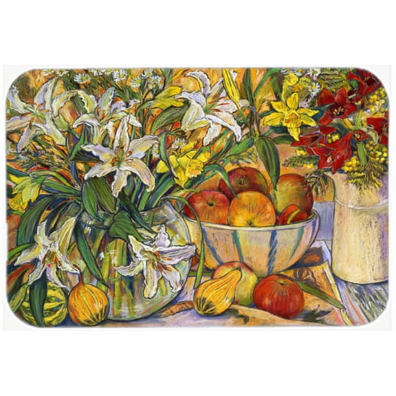 Caroline's Treasures DND021MP Fruit, Flowers and Vegetables Mouse Pad, Hot Pad or Trivet, Large, multicolor