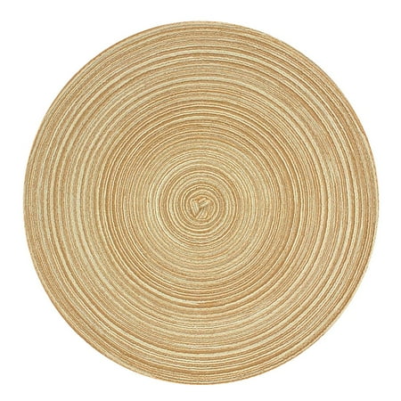 

PIXCAST 6 Pcs/Set 15 Woven Round Placemats