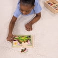 thumbnail image 4 of Puzzle Melissa & Doug Dinosaur Caja de Madera 12 Piezas, 4 of 10