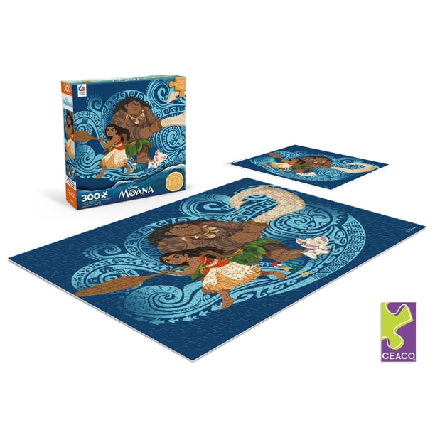 Ceaco, Moana and Maui 300 Piece Interlocking Jigsaw Puzzle with