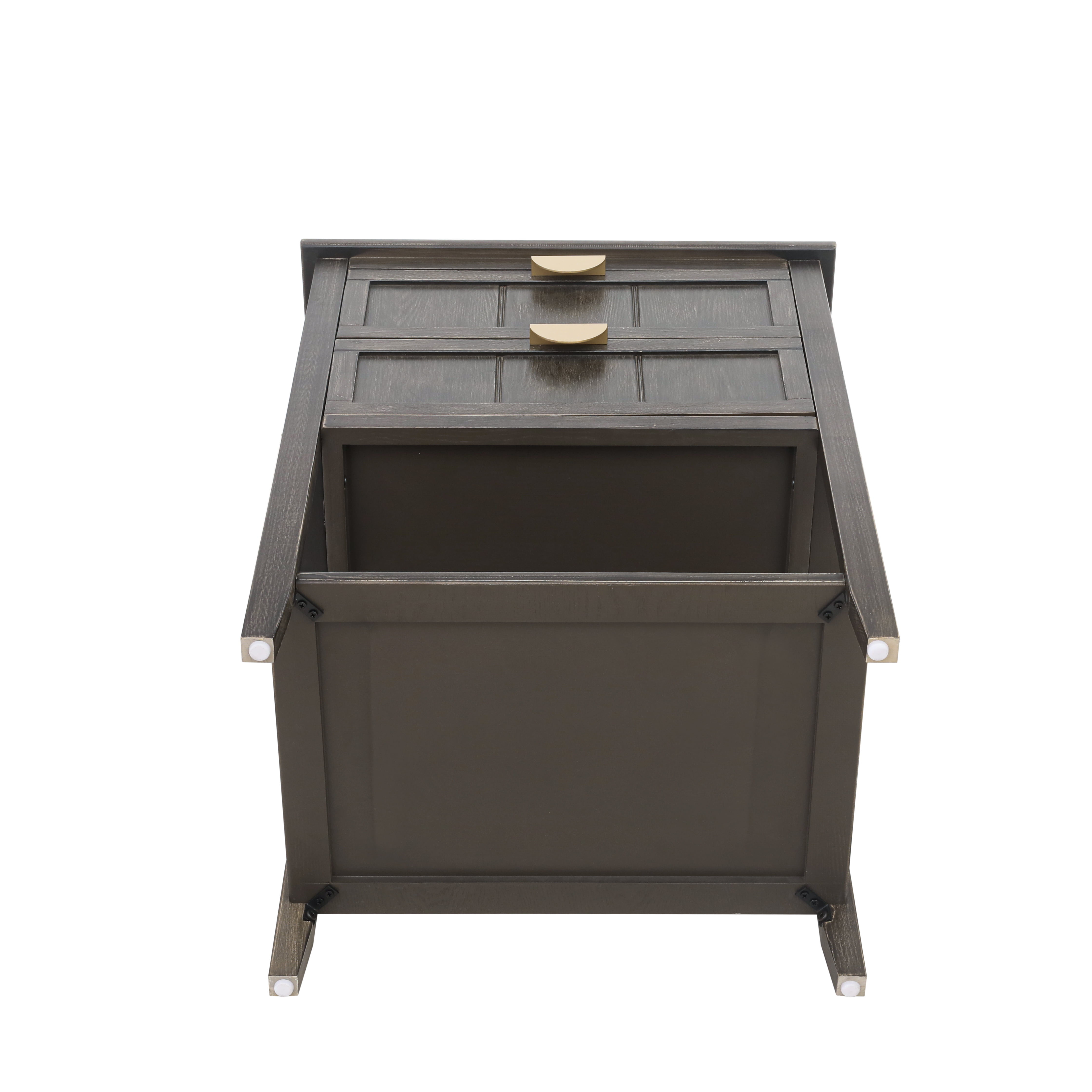 Resenkos Farmhouse Nightstand for Bedroom with 2 Drawers, Metal Handle Storage Bedside End Table, Olive Green Finish Resenkos Farmhouse Nightstand for Bedroom with 2 Drawers, Metal Handle Storage Bedside End Table, Olive Green Finish