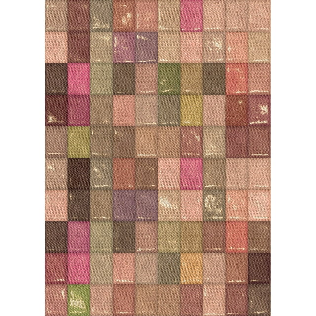 Ahgly Company Indoor Rectangle Patterned Brown Sand Brown Area Rugs, 8' x 12'