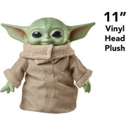 Star Wars The Mandalorian Grogu Plush Toy with Soft Body, 11-inch Character Figure