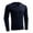 Purplish Blue, variant on safuny Casual Shirts Running Slim Fit Basic Tops for Men Fall Long Sleeve Sports Solid Color Pullovers Fashion Workout V Neck Gym Tees Green L