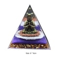 thumbnail image 1 of Artesanías De Cristal Curación de meditación de pirámide de cristal para regalos de estatuilla de decoración de arte de oficina en casa Sywqhk Libre de BPA, 1 of 6