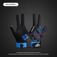 thumbnail image 4 of Guantes Entrenamiento Billar Tres Dedos Antideslizantes Ajustables Hugtrwg para Hombres y Mujeres Mano Izquierda, 4 of 9