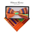 thumbnail image 4 of Vittorio Farina Kente Bow Tie & Pocket Square, 4 of 50