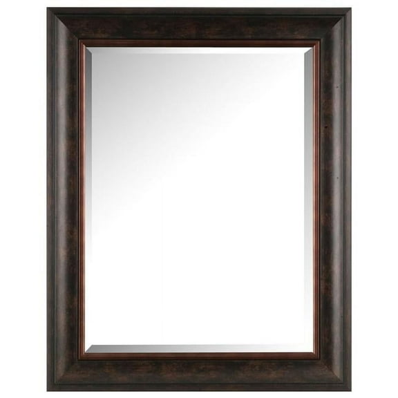 Mirrorize Canada 5411428 24 x 30 in. Bathroom Mirror, Brown