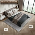 thumbnail image 2 of Sorbus 8x10 Area Rug, Machine Washable, Non-Slip, Vintage Rug - Low Pile Non-Shedding Indoor Area Rugs for Living Room, Kitchen, Bedroom Dining Room - Soft Carpet Throw Rug with Rubber Backing, 2 of 10