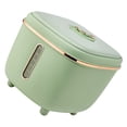 thumbnail image 2 of Rice Storage Container PP Sealed Rice Dispenser Bin for Beans Grains Small Dry Food 10KG Green, 2 of 10