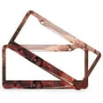thumbnail image 2 of 2 PCS Old Pickup Truck With Love License Plate Frame Love Heart Holiday Decorations Auto Car Accessories Tag Metal 2 Holes Funny Cute for USA Canada Vehicles, 2 of 6