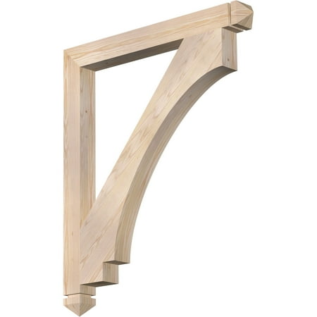 

Ekena Millwork 3 1/2 W x 36 D x 42 H Imperial Arts & Crafts Smooth Bracket Douglas Fir