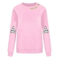 thumbnail image 4 of Inverlee Thanksgiving Sweatshirts Women Funny Turkey Pumpkin Graphic Sweatshirt Comfy Long Sleeve Cotton Shirts Crewneck Tunic Pullover Tops, 4 of 4