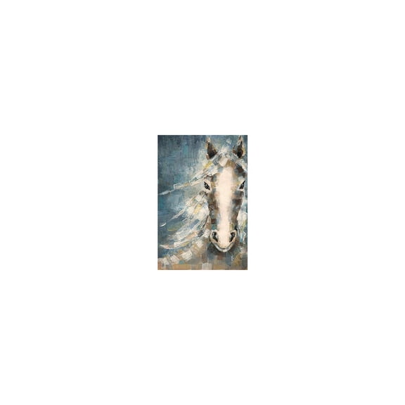 Stubborn Stare Painting Print on Wrapped Canvas