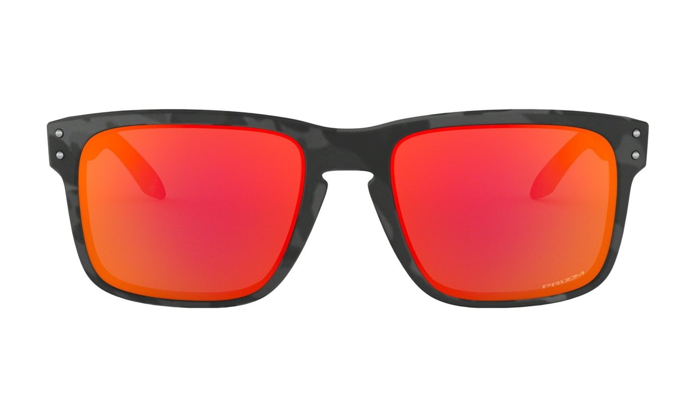 Oakley sunglasses OO9102 Holbrook (F4) matte brown tortoise with prizm black lenses, 57mm