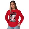 thumbnail image 4 of Kanji Style Betty Boop Classy Chic Women Plus Size Long Sleeve Tee Brisco Brands 2X, 4 of 5