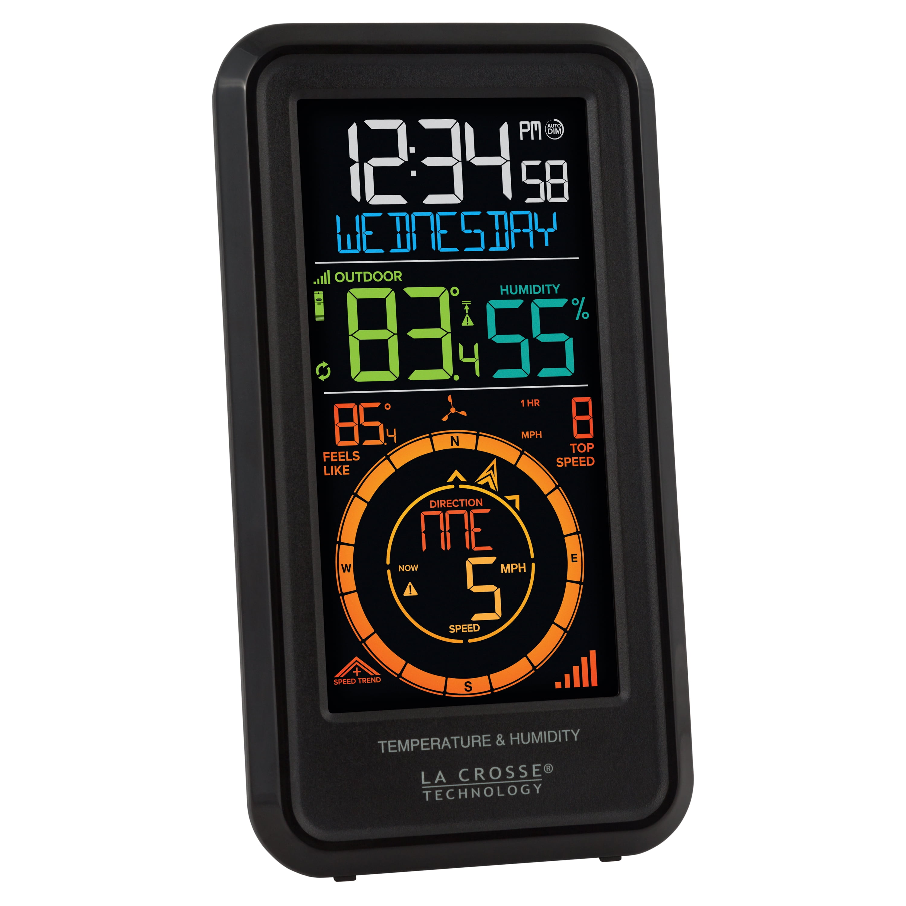 La Crosse Technology Wireless Weather Station with Temperature, Wind, and Humidity, S81120-INT