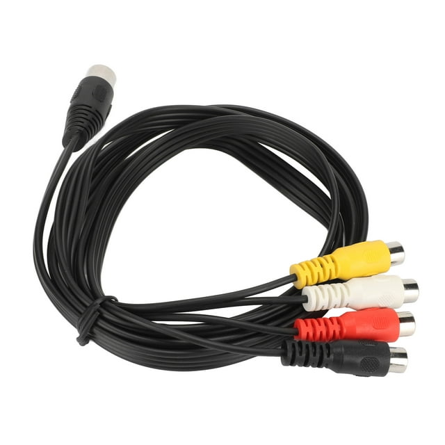 Cable De Conversión DIN Macho De 5 Pines A 4 Hembra, Cable De Conversión DIN De 5 Pines A PVC Plug And Play Mejora La Claridad De La Señal Alta Eficiencia Para Phono