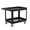 46*26in Black, variant on 2-Tier Rolling Tool Cart,Heavy-Duty Plastic Service Cart with Lipped Shelves,550 lbs Capacity Utility Cart,40 x 17 Inch Rolling Work Carts for Garage,Salon,Kitchen,Office-Black