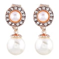 thumbnail image 2 of Fiudx Liquidación de ofertas flash Pendientes de acetato acrílico y perlas de Bohemia, regalo de joyería para mujer, 2 of 2
