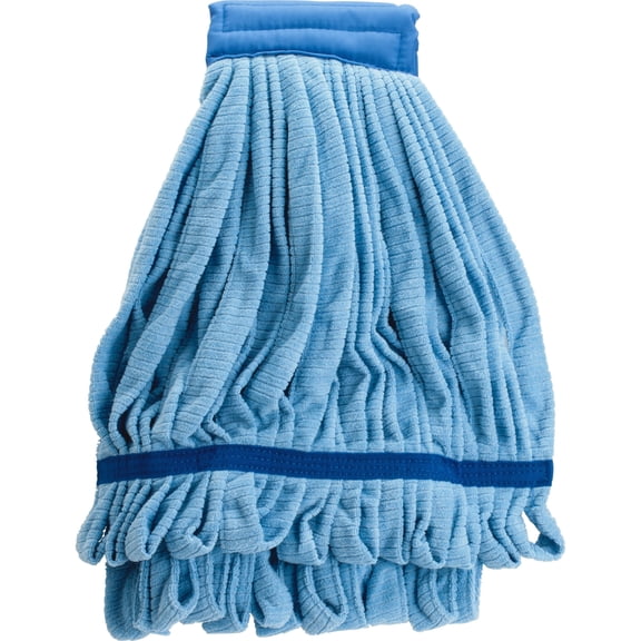 Genuine Joe, GJO47538, Microfiber Wet Mophead Refill, 1 Each, Blue