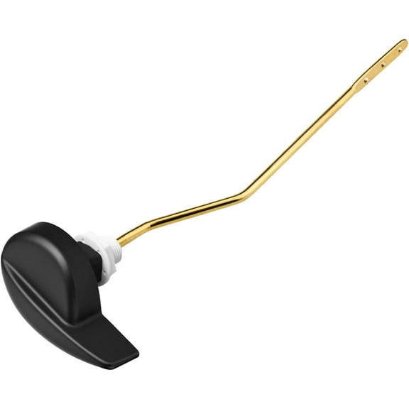 Toilet Handle for TOTO Replacement Parts Kit, Universal THU068#CP Side Mount Flush Handle for St743S, St454E, Upgraded Copper Trip Lever Matte Black