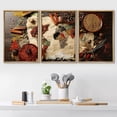 thumbnail image 2 of wall26 - World MAPE Made from Spices - Framed Canvas Art Wall Art - 16"x24"x3 NATURAL, 2 of 5