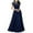 Navy, variant on Fall! Ashirexll Wedding Guest Dresses for Women Chiffon Stitching Lace Dress Bridesmaids Evening Gowns Long Formal Party Evening Dress Black XXL