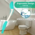 thumbnail image 2 of Long Reach Handle Toilet Paper Wiper Holder - Comfortable Self Wiping Aid, 2 of 5