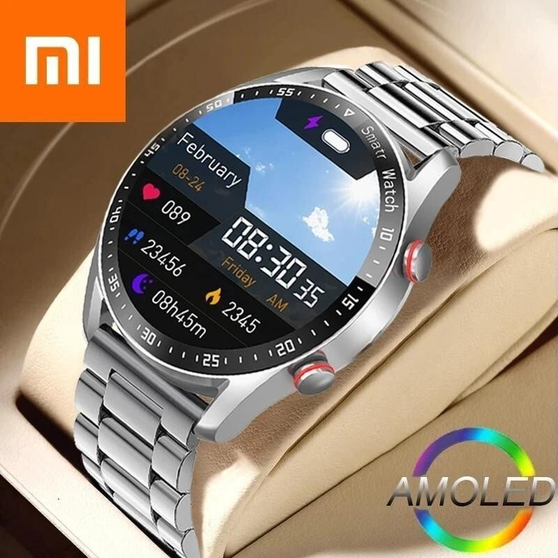 2025 Smart Watch Men's Waterproof Smartwatch Bluetooth for iPhone Android Samsung
