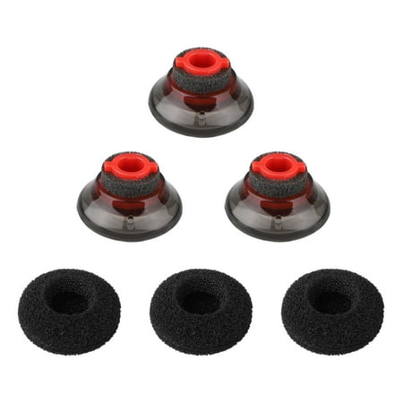 Ear Cushion Kit - EEEKit 3 Pairs Comfort Eartips Earbuds Gels for Plantronics Voyager 5200 5220 5210 Bluetooth Headset Headphones, Replacement Earphone Ear tip Kit Earpads Ear Buds Foam Set Cushion, M Size