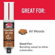 J-B Weld 50151 Woodweld Epoxy Syringe - 25 ml. Tan