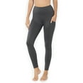 thumbnail image 3 of Zenana Women's Soft Wide Waistband Active Fitness Tight Yoga Pants Leggings with Pockets, 3 of 4
