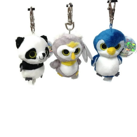 Sv650 Clip Ons - Aurora - YooHoo & Friends - Clip Ons Set - Panda, Penguin,Fox