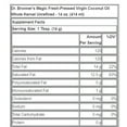 thumbnail image 2 of Dr. Bronner's Organic Virgin Coconut Oil, Fresh-Pressed & Unrefined, 14 Oz, 1 Count, 2 of 4