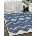 thumbnail image 2 of Ahgly Company Indoor Rectangle Patterned Blue Novelty Area Rugs, 5' x 7', 2 of 6