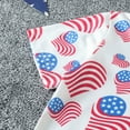 thumbnail image 5 of Herrnalise Boys American Flag T Shirt 4th of July Independence Day Tee for Little Boy Patriotic Cotton Stars Stripe Shirt Top 1-6T, 5 of 8
