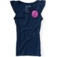 thumbnail image 1 of Aeropostale - Camiseta sin mangas con mangas onduladas para mujer, color sólido, azul, mediano Aeropostale Camiseta sin mangas, 1 of 2