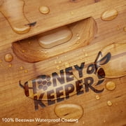 100% Beeswax Beehive 10 Frame Kit Super Box and 10 Deep Frames with Foundations for Langstroth Beekeeping
